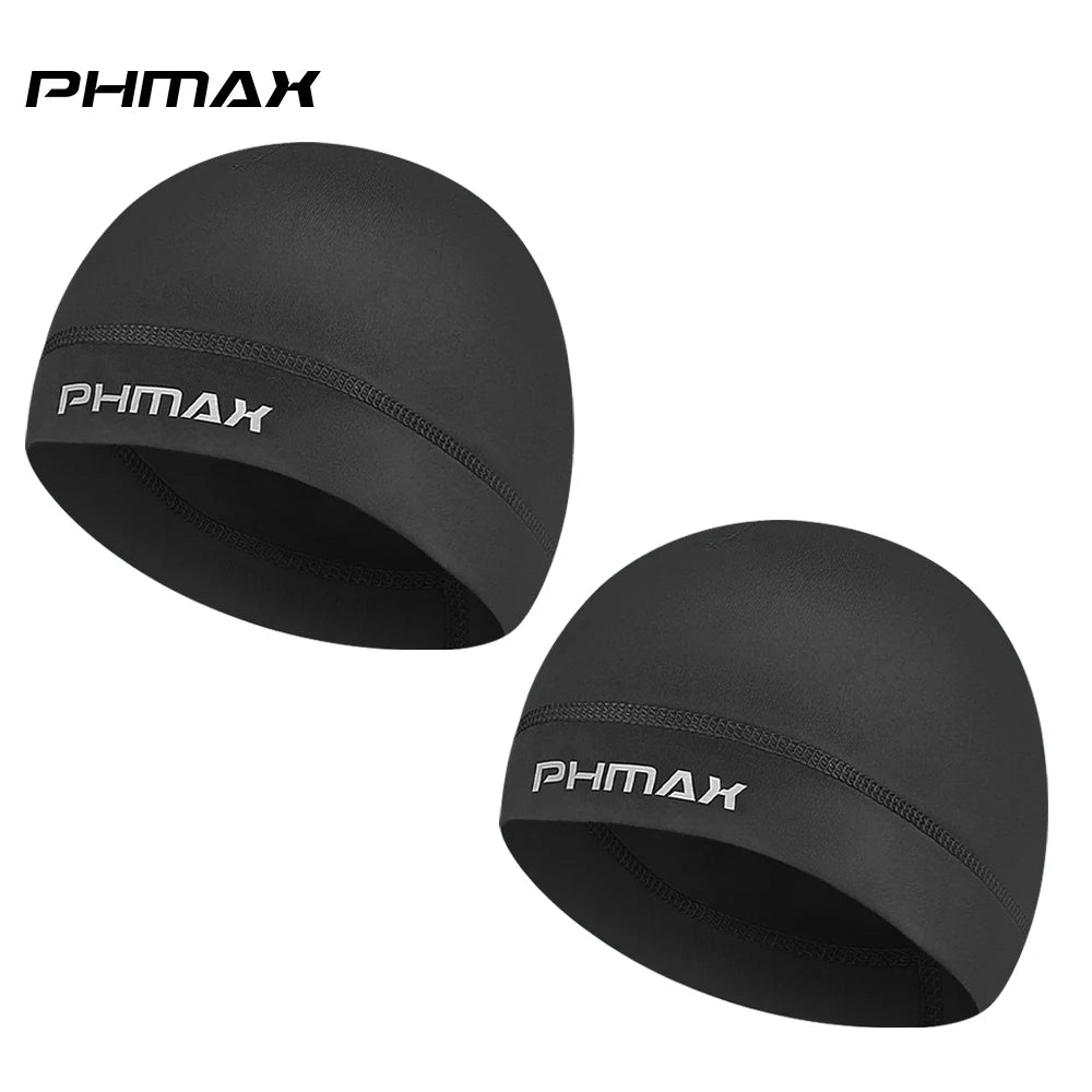 PHMAX High Quality Dark Headwear Bandana Cycling Sports Cold Cap Running Absorbent Breathable Hat Cycling Cap Thin Summer