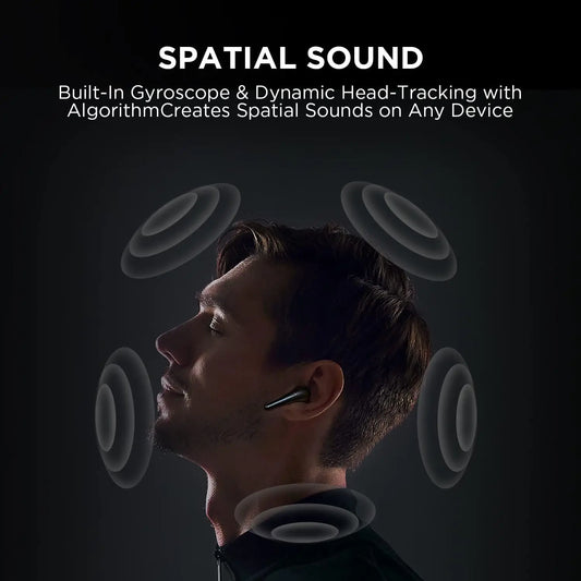 1MORE Aero Ear buds Noise Cancellation Bluetooth 5.2 flash-sale Clear Calls 28h Playtime Wireless Charging headset electronic