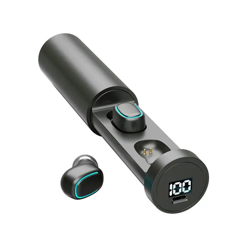 C1-1 Bluetooth Earphone Outdoor Sport Wireless Headset V5.1 With Charging Bin Display Touch Control Headphone Earbuds Waterproof