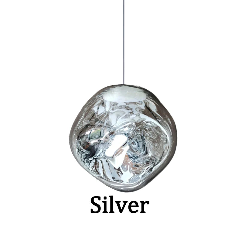 Modern Lava LED Chandeliers PVC Lighting Living Room Deco Hanging Lamp Kitchen Light Fixtures Indoor Home Chandelier Lighting