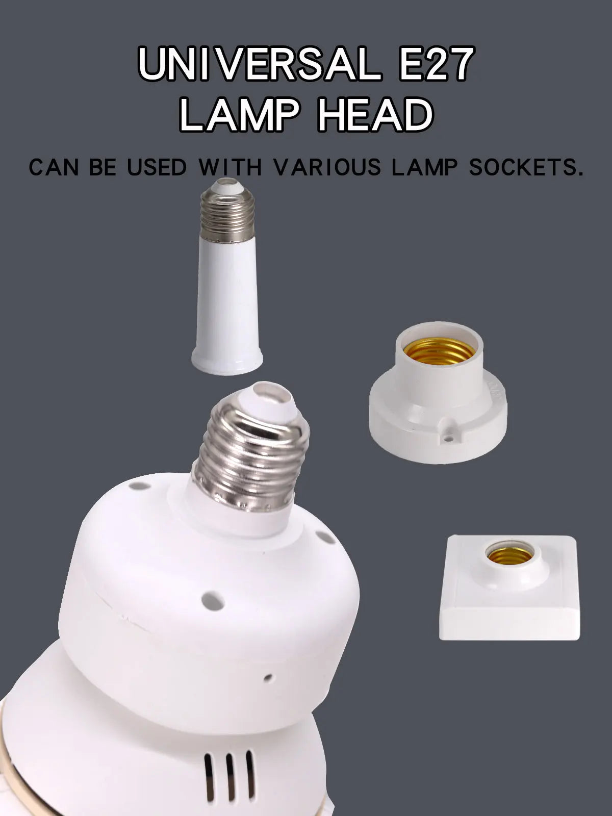 E27 with Remote LED 30W Ceiling Fan Light Dimming Function Suitable for Living Room Study and Home use 85-265V lamp