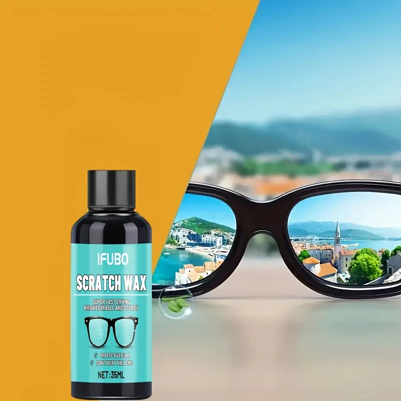 Eyeglass Scratch Repair Cream-Eyeglass Lens and Frame Scratch Polish,Lens Scratch Polishing,Buffing,Suitable for All Eyeglasses