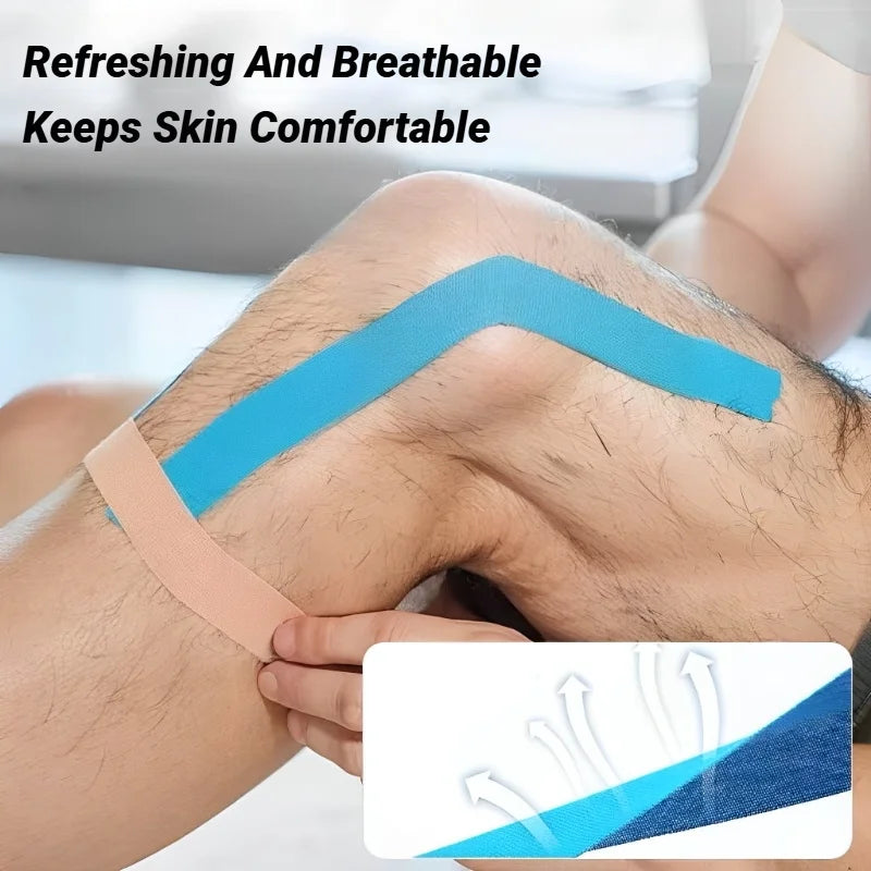 5CMX5M Athletic Elastoplast Injury Sports Tape Muscle Recovery Patch Lift Chest Anti Sagging Knee Elbow Stretch Fitness Brace