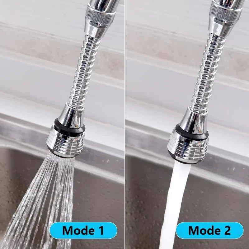 360 ° adjustment kitchen faucet extender  dual mode water-saving pressurized faucet extender filter spray bathroom kitchen gadge