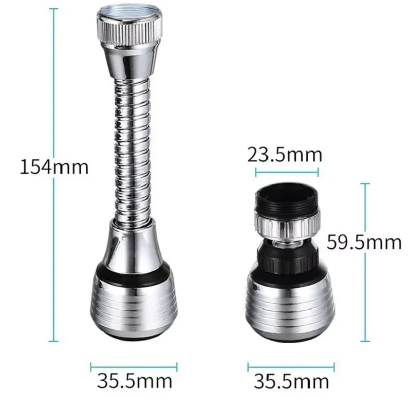 360 ° adjustment kitchen faucet extender  dual mode water-saving pressurized faucet extender filter spray bathroom kitchen gadge