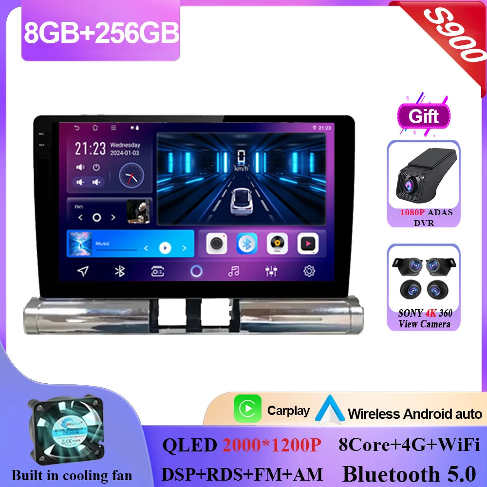 5G Wifi Car Radio For Citroen C3 2018 - 2023 Qualcomm Snapdragon Android Auto Dvd Auto Radio stereo Head Unit Player GPs No 2din