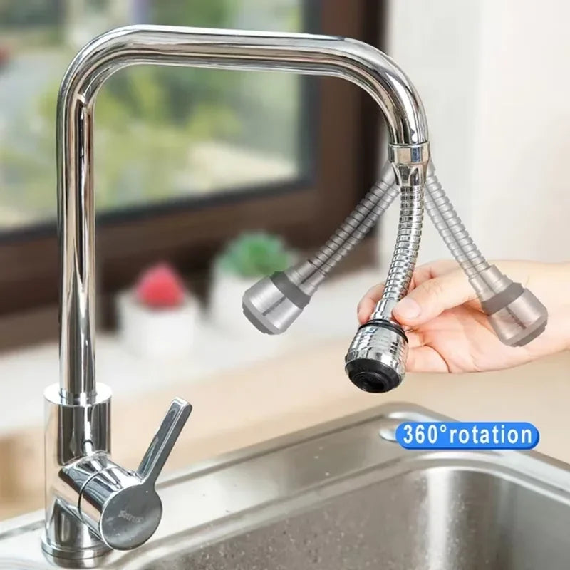 360 ° adjustment kitchen faucet extender  dual mode water-saving pressurized faucet extender filter spray bathroom kitchen gadge