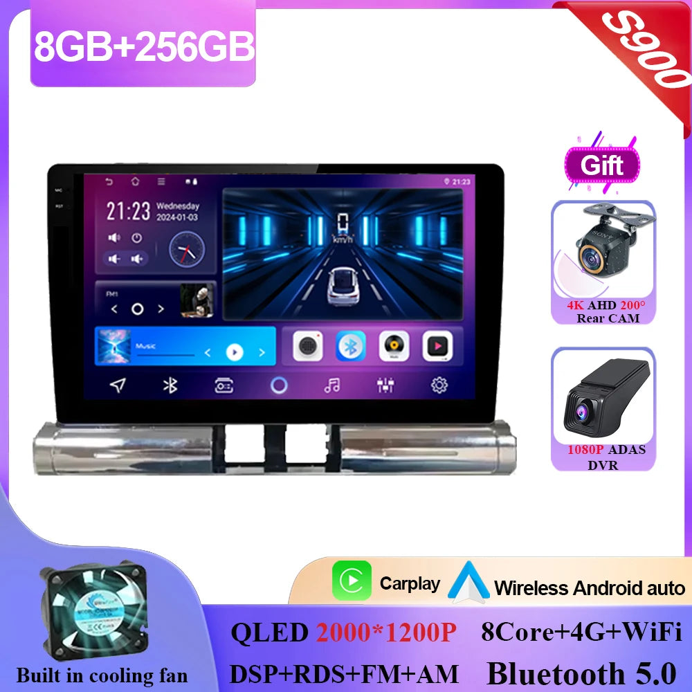 5G Wifi Car Radio For Citroen C3 2018 - 2023 Qualcomm Snapdragon Android Auto Dvd Auto Radio stereo Head Unit Player GPs No 2din