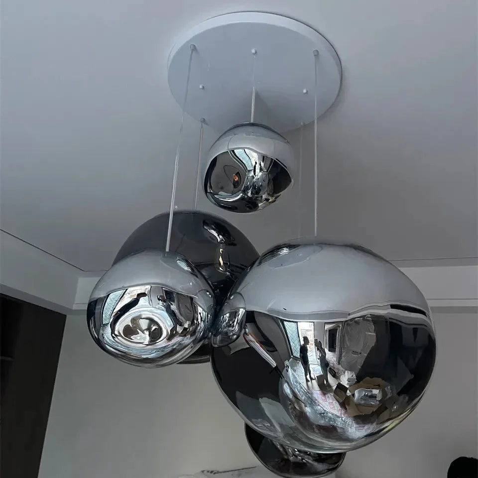 Modern Lava LED Chandeliers PVC Lighting Living Room Deco Hanging Lamp Kitchen Light Fixtures Indoor Home Chandelier Lighting