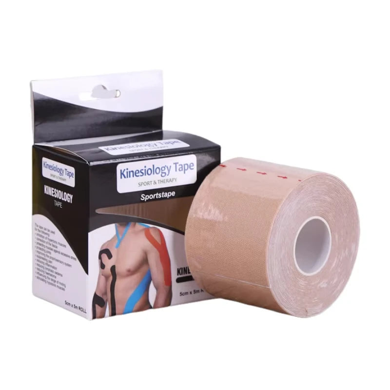 5CMX5M Athletic Elastoplast Injury Sports Tape Muscle Recovery Patch Lift Chest Anti Sagging Knee Elbow Stretch Fitness Brace