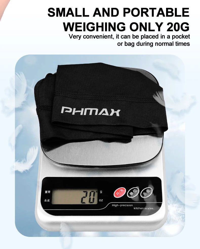 PHMAX High Quality Dark Headwear Bandana Cycling Sports Cold Cap Running Absorbent Breathable Hat Cycling Cap Thin Summer